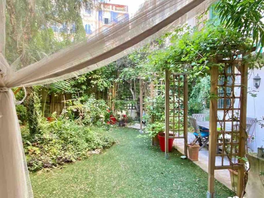Homelivia, Luxueux Appartement Avec Jardin Prive Nizza Exterior foto